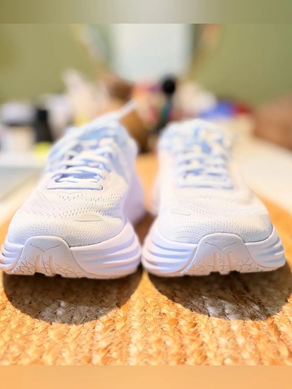 Hoka breathable mesh